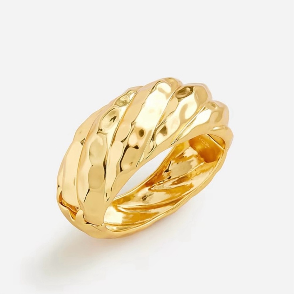 J. Crew Textured Hinge Cuff Bracelet